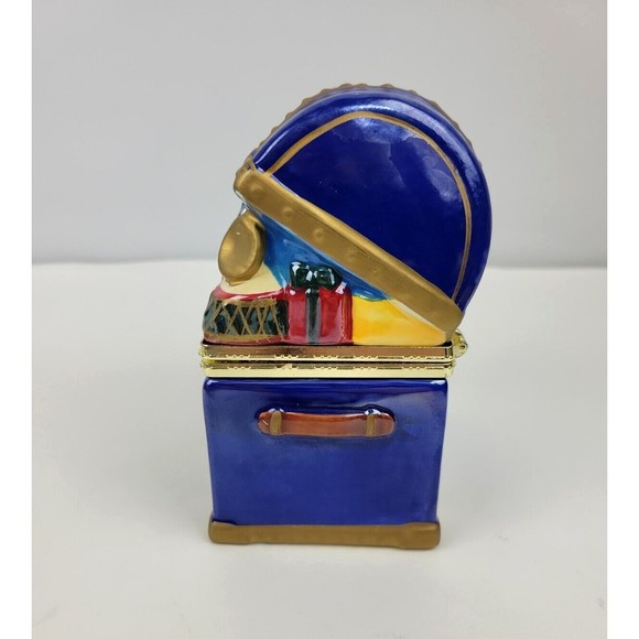 Mr. Christmas Holiday Mr Christmas Animated Toy Box Music Box Blue